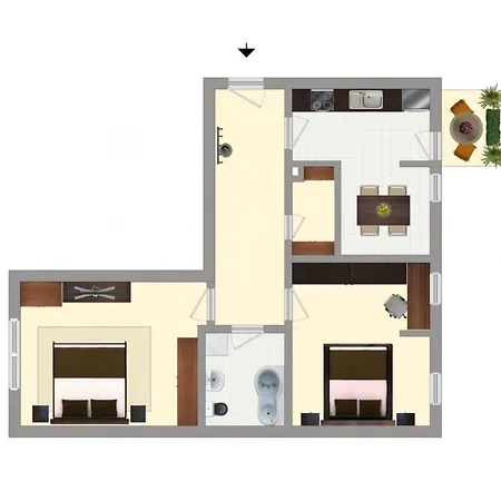 Apartman Wohlfuehl-insel In Der Altstadt Mit Wlan, Balkon, Voll Ausgestatteter Kueche & Supermarkt Fusslaeufig In Nur 3 Min Zeitz