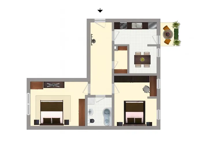 Апартаменты Wohlfuehl-insel In Der Altstadt Mit Wlan, Balkon, Voll Ausgestatteter Kueche & Supermarkt Fusslaeufig In Nur 3 Min Цайц